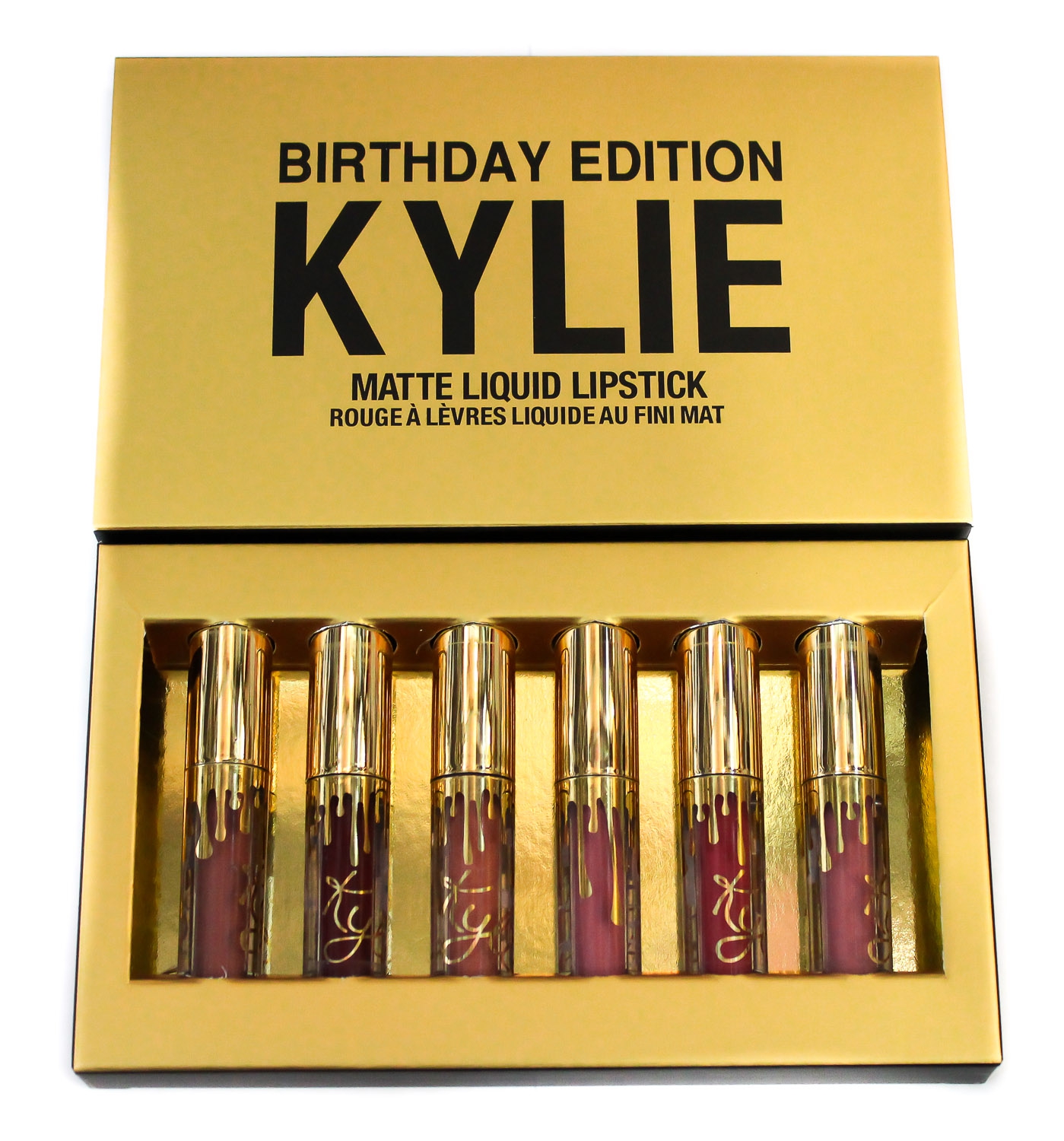 Birthday edition. Kylie Matte Liquid Lipstick rouge a levres liquide au fini mat. Помады Kylie Matte Lipstick Rougea levres liquibe aufini mat. Помада Kylie Matte Liquid Lipstick rouge a levres liquide au fini mat. Birthday Edition Matte Liquid Lipstick rouge a levres liquide au fini mat.